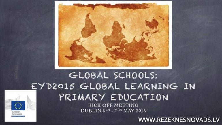 Projekta globālās izglītības jomā vadītāja apmeklē Dublinu